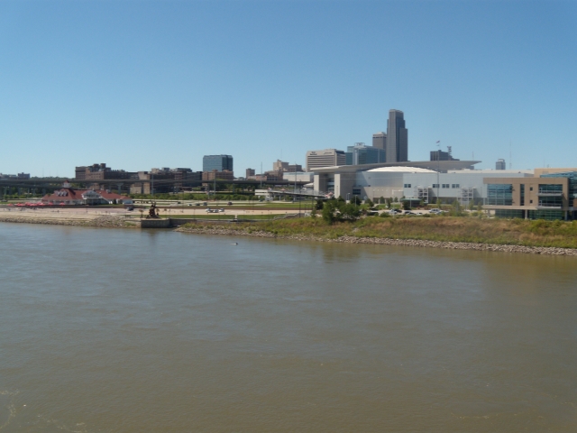 Missouri River, Downtown Omaha.