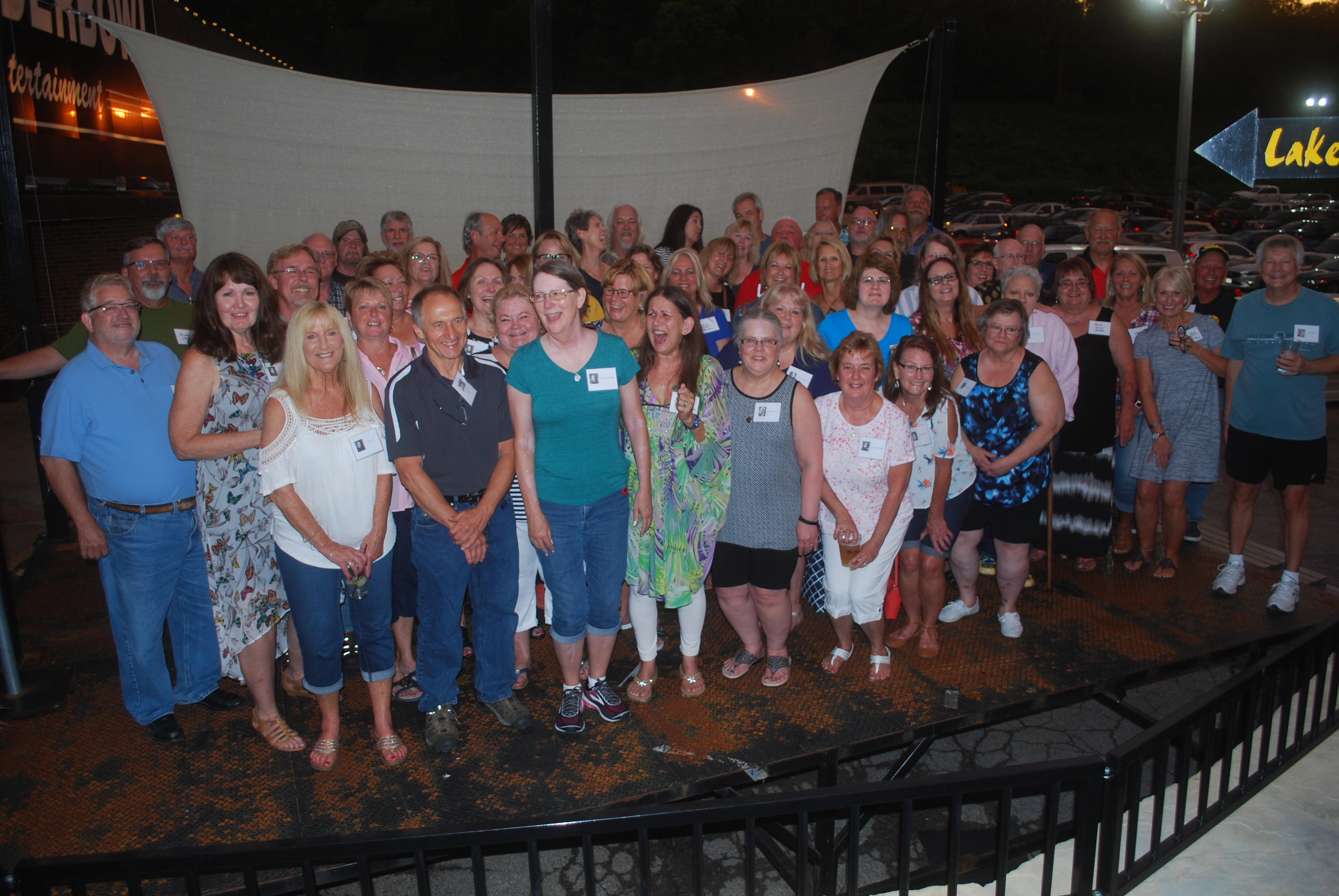 Friday Night of our 45th Reunion. Look at those smiles!!